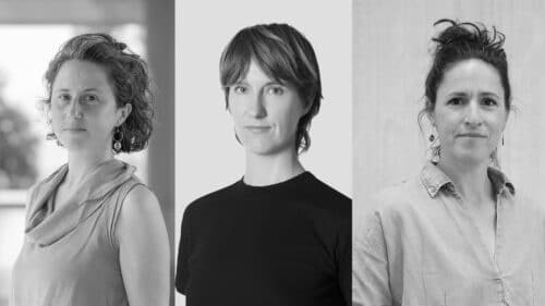 Montage des portraits de Giada de Coulon, Piera Honegger, Frédérique Leresche